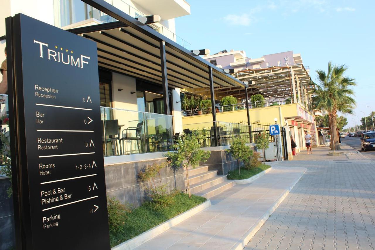 Hotel Triumf Shengjin Exterior photo